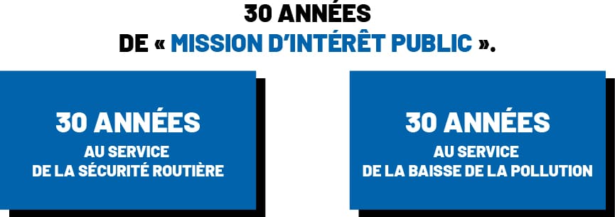 30 années de mission d'intérêt public